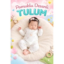 Almira Anne Bebek Yenidoğan ve Bebekler Için Yeşil Pamuklu Uzun Kollu Tulum