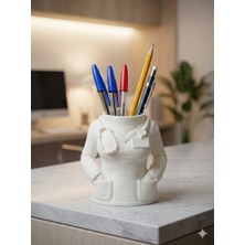 Karerca Doktor Temalı Kalemlik Doktor Üniformalı Masaüstü Dekoratif Kalemlik