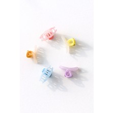 Tupek Store 5'li Set Modern Kışkaçlı Mandal Toka 3x1,2 cm