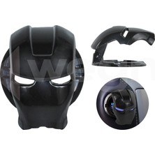 Wegna Hnrlishp Iron Man Start Stop Koruyucu Kapak Siyah