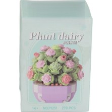 Savarga P1251 Simülasyon Çiçek Serisi 270 Parça Block Oyuncak