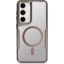 Selfbuysell Samsung Galaxy S23 Kılıf Boyi Magsafe Silikon Kapak - Titan Gri