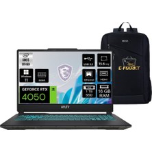 MSI Msı Cyborg 15 A13VE-2268XTRNN Intel Core I5 13420H 16GB 1tb SSD RTX4050 Windows 11 Pro 15.6" Fhd Taşınabilir Bilgisayar +Boz Çanta Hediye