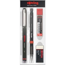 Rotring Visumax Ofis Seti Roller + Versatil 0.7 + Min + Silgi Siyah