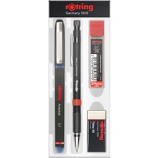 Rotring Visumax Ofis Seti Roller + Versatil 0.7 + Min + Silgi Mavi