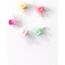 Tupek Store 5'li Set Modern Kışkaçlı Mandal Toka 3x1,2 cm