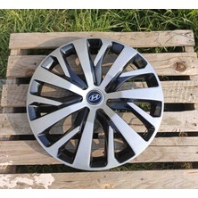 Yk Hyundai I20 / I10 / Accent / Era / Getz 14 Inç Uyumlu Jant Kapağı 4'lü Takım Amblem Hediyeli