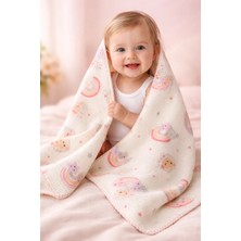 Almira Anne Bebek Bebek Battaniyesi En Iyi Gok Kusagi Desenli Yumusak Pikelı