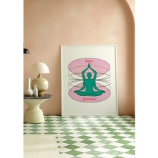 Des Vu Print Have Patience Posteri,aura Meditasyon Temalı Çerçevesiz Poster