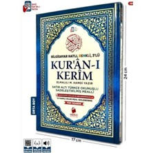 Epilons Orta Boy Satır Altı Türkçe Okunuşlu ve Türkçe Mealli Renkli Kuran-I Kerim