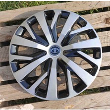 Yk Toyota Corolla / Yaris / Avensis Uyumlu 14 Inç Jant Kapağı 4'lü Takım Amblem Hediyeli