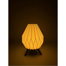 Bs3dcrafts.co Origami Kubbe Tasarım Tealight Mumluk – Modern Mini Masa Lambader (Ambiyans Aydınlatma)