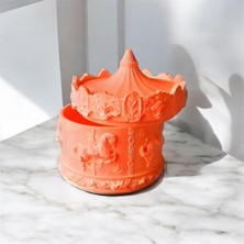 Genel Takı & Mücevher Kutusu 12X10 cm - Atlı Karınca Özel Tasarım Organizer