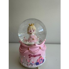 Bumelo Prenses Büyük Boy Işıklı,müzikli Püskürtmeli Kar Küresi