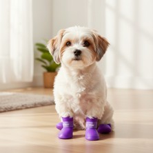 Selfbuysell Silikon Kedi Köpek Ayakkabısı