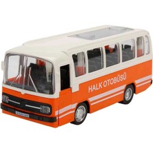 Eco Lounge Maxx Wheels Sesli ve Işıklı Nostaljik Halk Otobüsü 15 cm S00003097  -  1 Adet Fiyatıdır