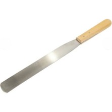 Labolist Tahta Saplı Spatül Büyük Boy Paslanmaz