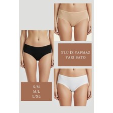 Giyim 3lü Set Külot-Siyah-Beyaz-Ten DOR2850 Beruflic