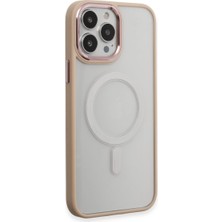 Selfbuysell Iphone 15 Pro Kılıf Room Magneticsafe Silikon - Pudra