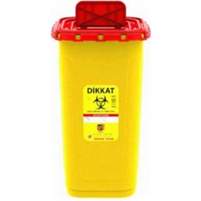 Labolist 60 Lt Köşeli Tıbbi Atık Kovası