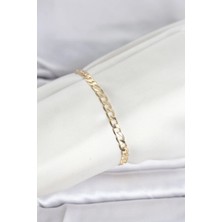 Eco Lounge cm 14K Gold Renk Halka Zincir Model Kadın Bileklik