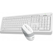 Binbir Göz Bilgisayar A4 Tech FG1010 Kablosuz Standart Beyaz Q Klavye Mouse