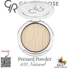 Golden Rose Pressed Powder - Sıkıştırılmış Pudra - 102 Natural
