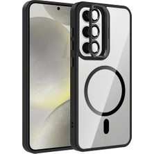 Selfbuysell Joko Samsung Galaxy S24 Fe Remim Lensli Magsafe Standlı Kapak - Siyah