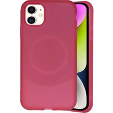 Selfbuysell Iphone 11 Kılıf Maya Karbon Kapak - Bordo