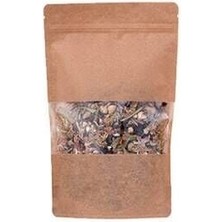 Şifa Toptan Kraft Pencereli Kilitli Doypack 13X22.5X7 cm - 250 gr 50 Adet