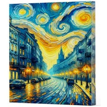 Epilons Van Gogh 6 - Sokak Çizgili Yan Boyamalı Defter