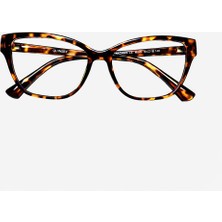 Quinley Archive Leopar Mavi Işık Korumalı Ekran Gözlüğü Çelik Menteşeli Premium Edition Series