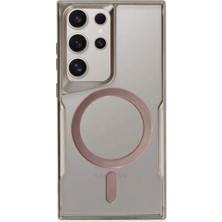 Selfbuysell Samsung Galaxy S23 Ultra Kılıf Boyi Magsafe Silikon Kapak - Titan Gri