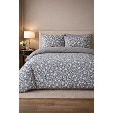More Home Lastikli Çarşaflı Nevresim Takımı Çift Kişilik Papatya