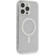 Selfbuysell Iphone 14 Pro Max Kılıf Matte Şeffaf Magneticsafe - Şeffaf