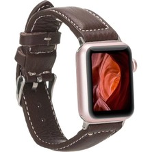 Eco Lounge Apple Watch Uyumlu Deri Kordon 42-44-45MM Nm4-As4 Kahve