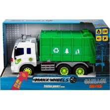 Eco Lounge 13078 1:16 Maxx Wheels Sesli ve Işıklı Geri Dönüşüm Kamyonları
