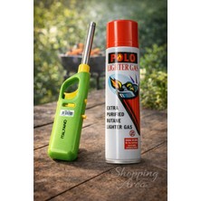 Shopping Area Mutfak Çakmağı ve Çakmak Gazı Seti (Polo)