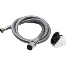 Selfbuysell Gri Plastik Perlatörlü Taharatmatik Hortum  120CM (5324)