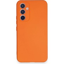 Selfbuysell Samsung Galaxy A54 5g Kılıf Nano Içi Kadife Silikon - Turuncu