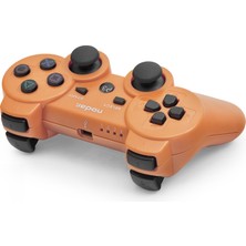 Gamepad Ps3 Uyumlu - Turuncu ND600K
