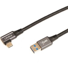 Levels 7metre  Type-C To Usb-A Kablo  USB 3.0, 5gbps Data, 60W 3A Şarj (Tether Kablo)