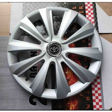 Yk Toyota Corolla / Yaris / Avensis Uyumlu 16 Inç Jant Kapağı 4'lü Takım Amblem Hediyeli