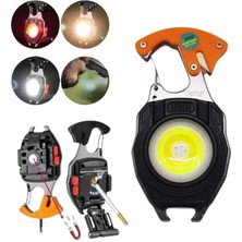 El Feneri LED Anahtarlık Çok Fonksiyonlu Mini Çakmak Özellikli