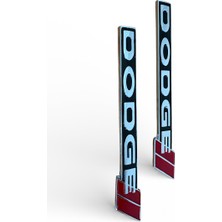 Dodge Logo Metal Arma Stıcker Amblem