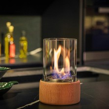 Starfire Tophane Masaüstü Bioethanol Şömine – Gerçek Alev, Dumansız, Şık Tasarım