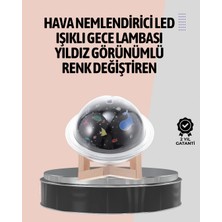 Gece Lambası Özellikli Taşınabilir Nemlendirici Aromaterapi USB Girişli