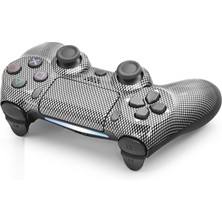 Nuveden Gamepad Ps4 Uyumlu - Siyah Beyaz ND400X DIE-RSTG34