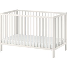 IKEA Gullıver Beyaz Bebek Karyolası