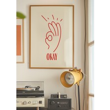 Des Vu Print Okay Posteri, Pinterest Temalı Çerçevesiz Poster